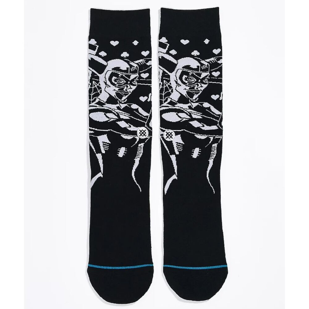 Stance Infiknit Harley Quinn Crew Socks Size Large (9-13) Batman NWT